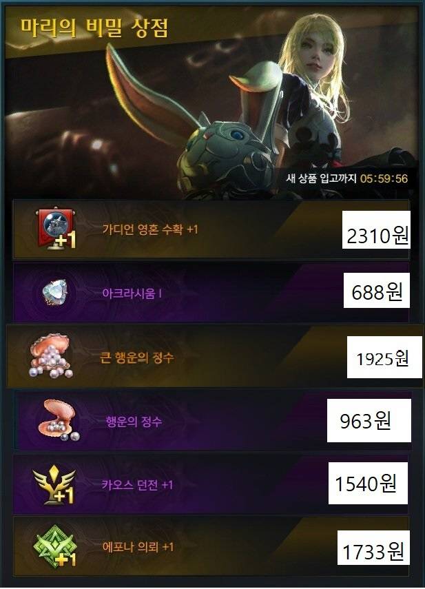 로스트아크 마리 상점의 실체 | 인스티즈