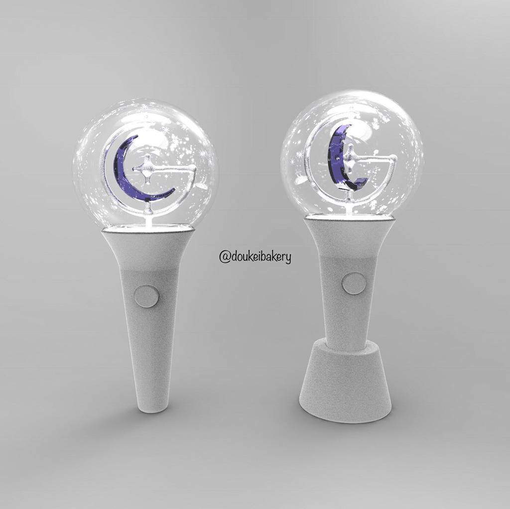 개인이 디자인한 여자친구 응원봉 2종.jpg - 인스티즈(instiz) 이슈 카테고리