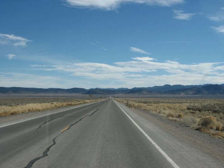 외로운 도로, U.S. Route 50 네바다 구간 | 인스티즈
