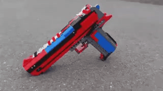 레고로 만든 데져트이글.gif | 인스티즈