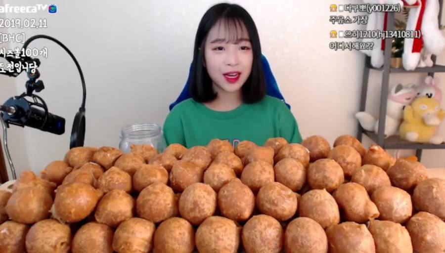 쯔양이 엠브로도 실패한 치즈볼 100개 먹방 성공 | 인스티즈