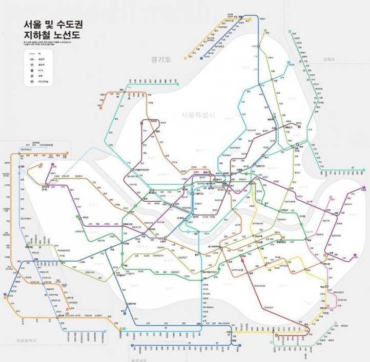 서울시 지도에 맞춘 지하철 노선도 | 인스티즈