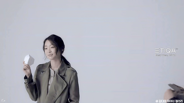 김다미 ETIQA 마스크 광고 메이킹 움짤.gif | 인스티즈
