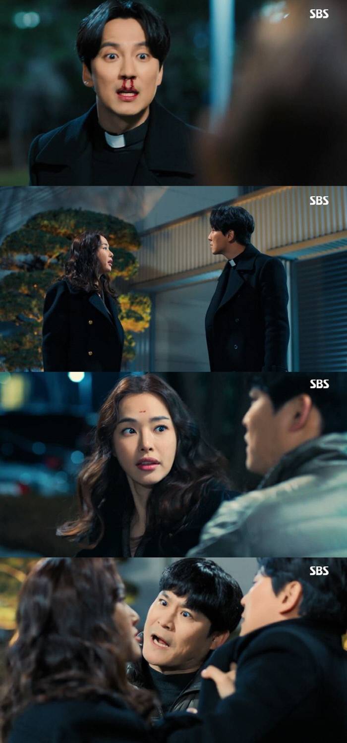'열혈사제' 김남길X이하늬 분노의 박치기…'최고 시청률 21.7%' | 인스티즈