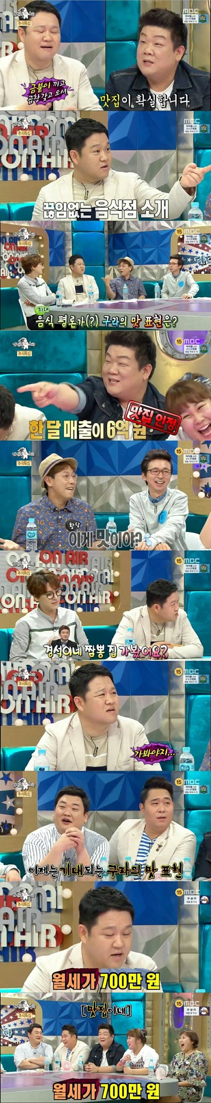 김구라가 생각하는 맛집 | 인스티즈