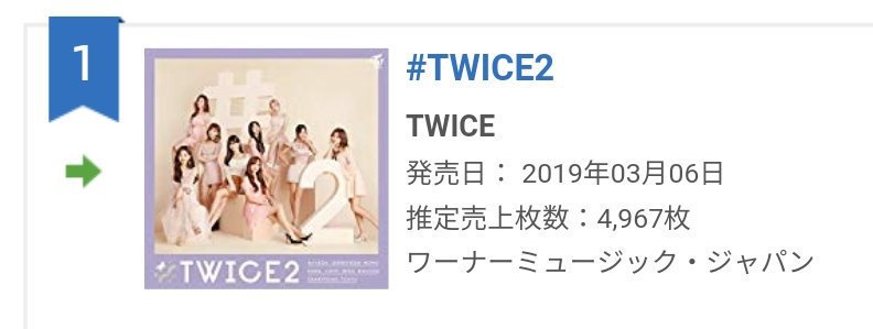 트와이스 일본앨범 #TWICE2 발매 20일차 오리콘 1위 | 인스티즈