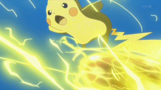 포켓몬스터 피카츄의 기술들 .gif | 인스티즈