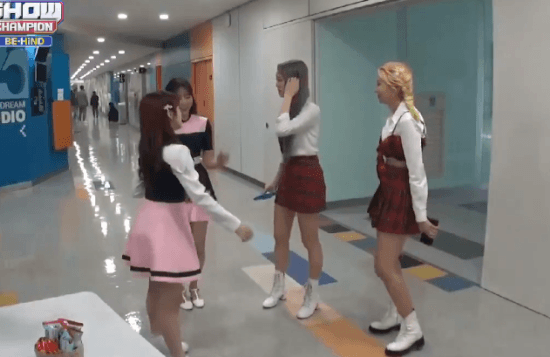 아이즈원x모모랜드, 쇼챔비하인드 | 인스티즈