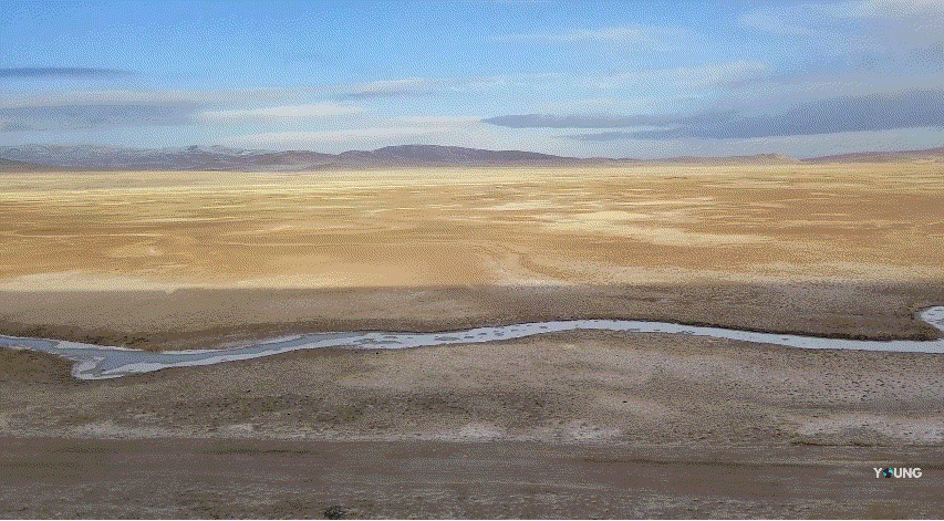 중국 베이징에서 티벳으로 가는 기차 밖 풍경 | 인스티즈