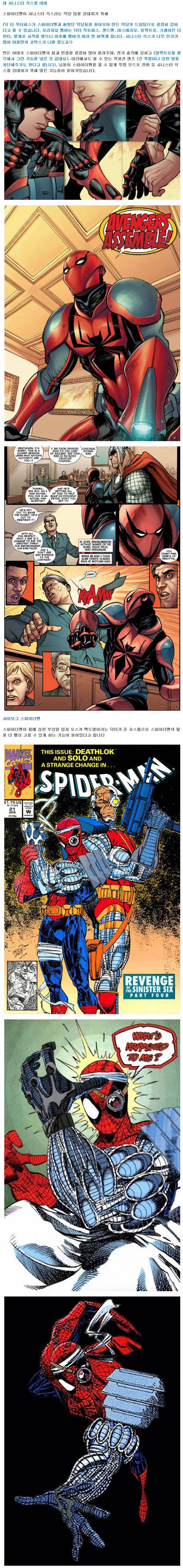 스파이더맨 슈트 총정리 | 인스티즈