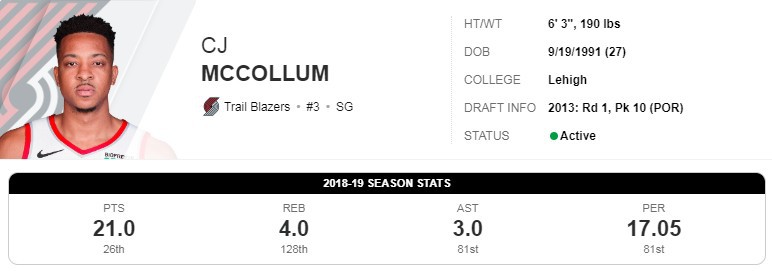 CJ 맥컬럼 - (60분) 41점 8리바 4어시 4스틸 | 인스티즈