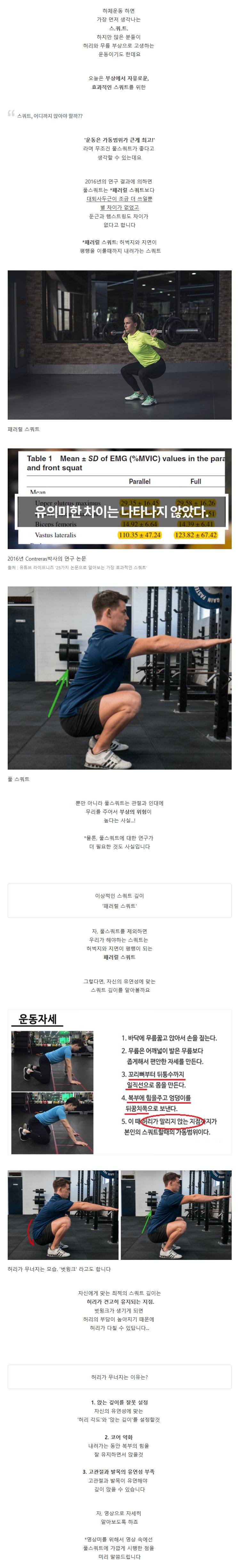 스쿼트, 얼마나 앉아야 할까?? | 인스티즈