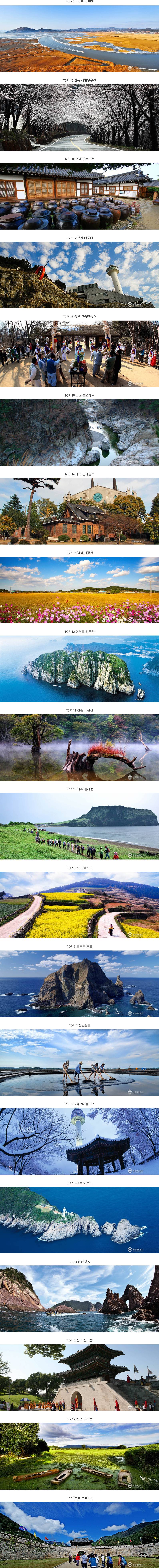 이제 방학인 대딩들에게 - 가봐야할 한국 관광지 TOP100 | 인스티즈