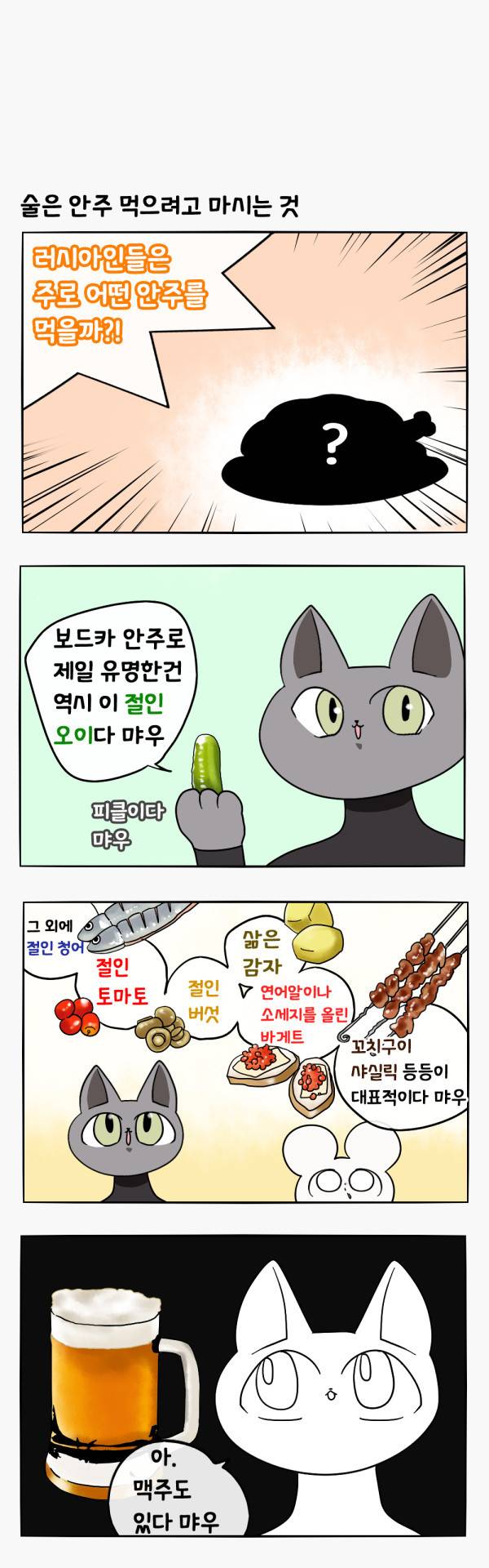 러시아인들 보드카 안주 | 인스티즈