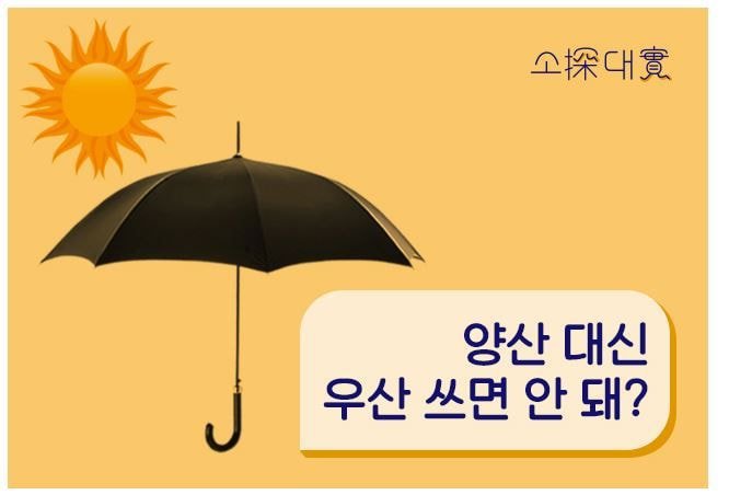 여름에 우산이라도 써야 하는 이유 | 인스티즈