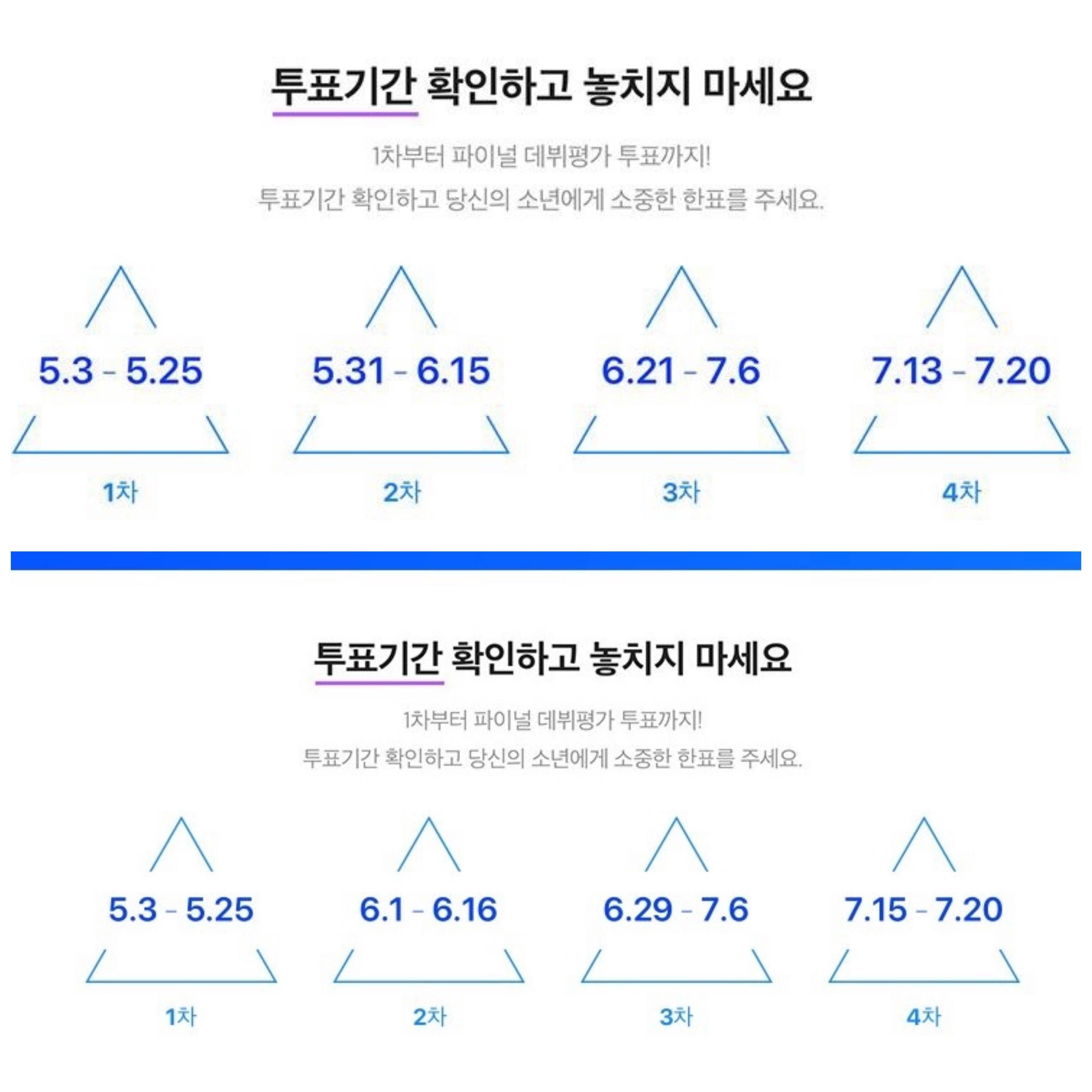 갑자기 투표기간이 바뀌어버린 프로듀스 X 101 | 인스티즈