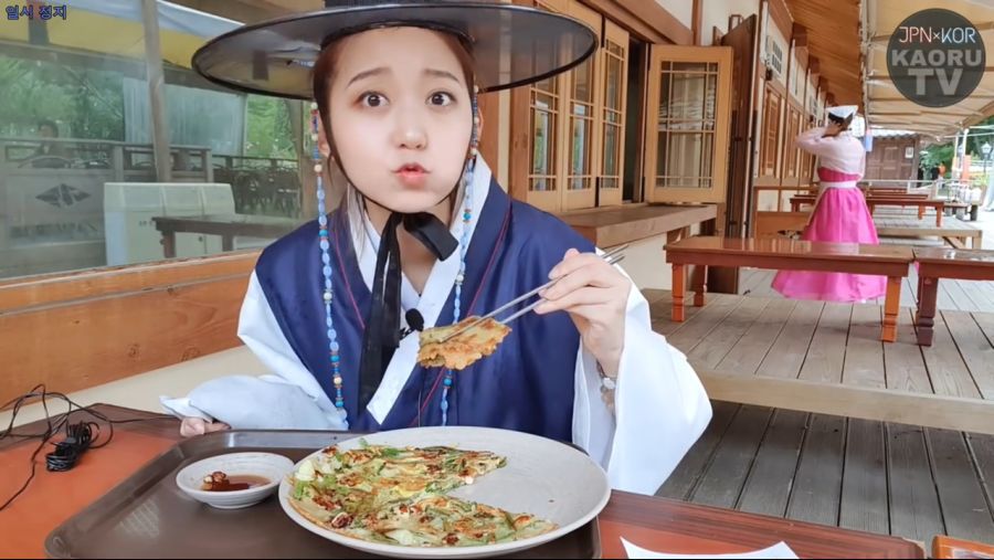 일본인 유튜버의 한국민속촌 음식맛 평가 | 인스티즈