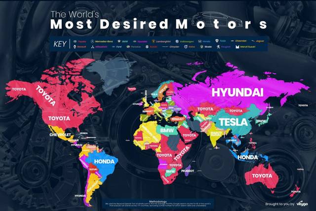 전세계 자동차 선호도 통계 | 인스티즈