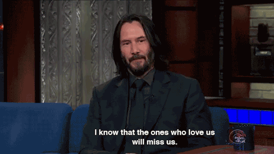 "키아누 리브스씨, 우리가 죽으면 어떻게 된다고 생각하시나요?" | 인스티즈