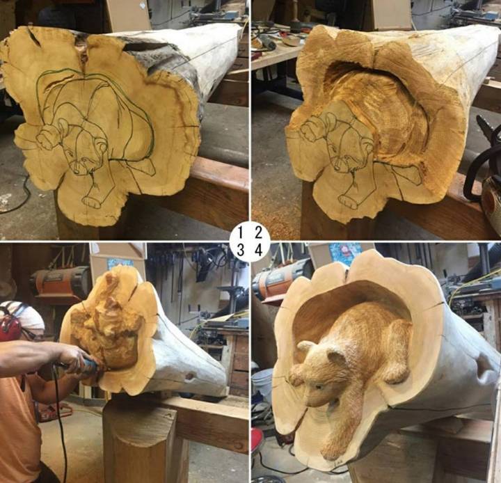 목조 베어를 만드는 과정.jpg | 인스티즈