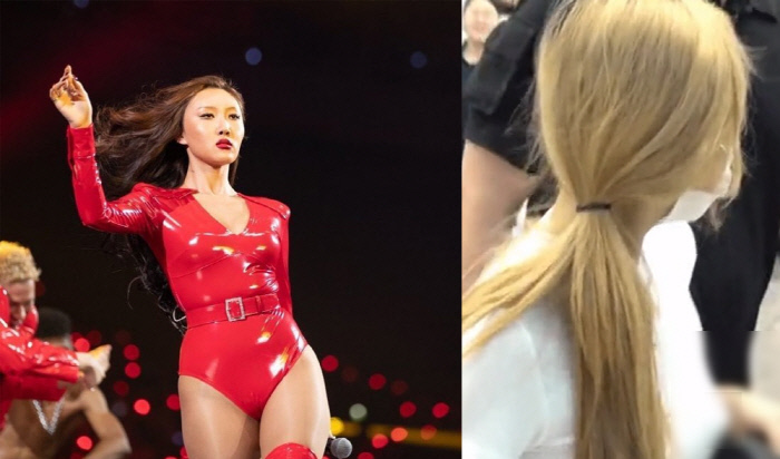 화사, 노브라 공항 사진에 누리꾼 "응원합니다” vs "패치는 붙여줬으면” | 인스티즈
