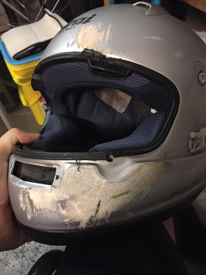 혐주의) 바이크 탈 때 헬멧이 필수인 이유 | 인스티즈