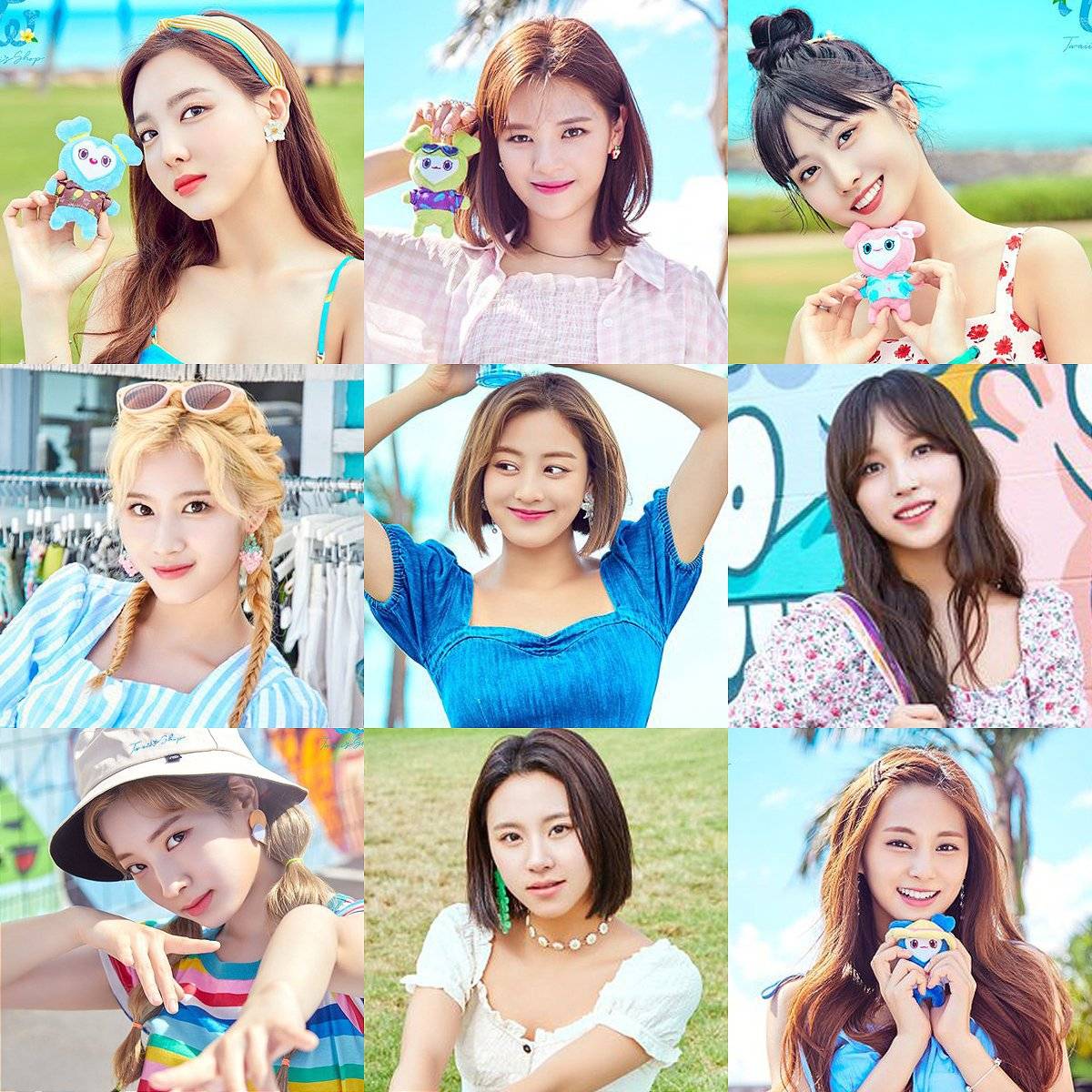 트와이스 팝업스토어 굿즈 광고하는 정모사쯔 + 9분할 | 인스티즈