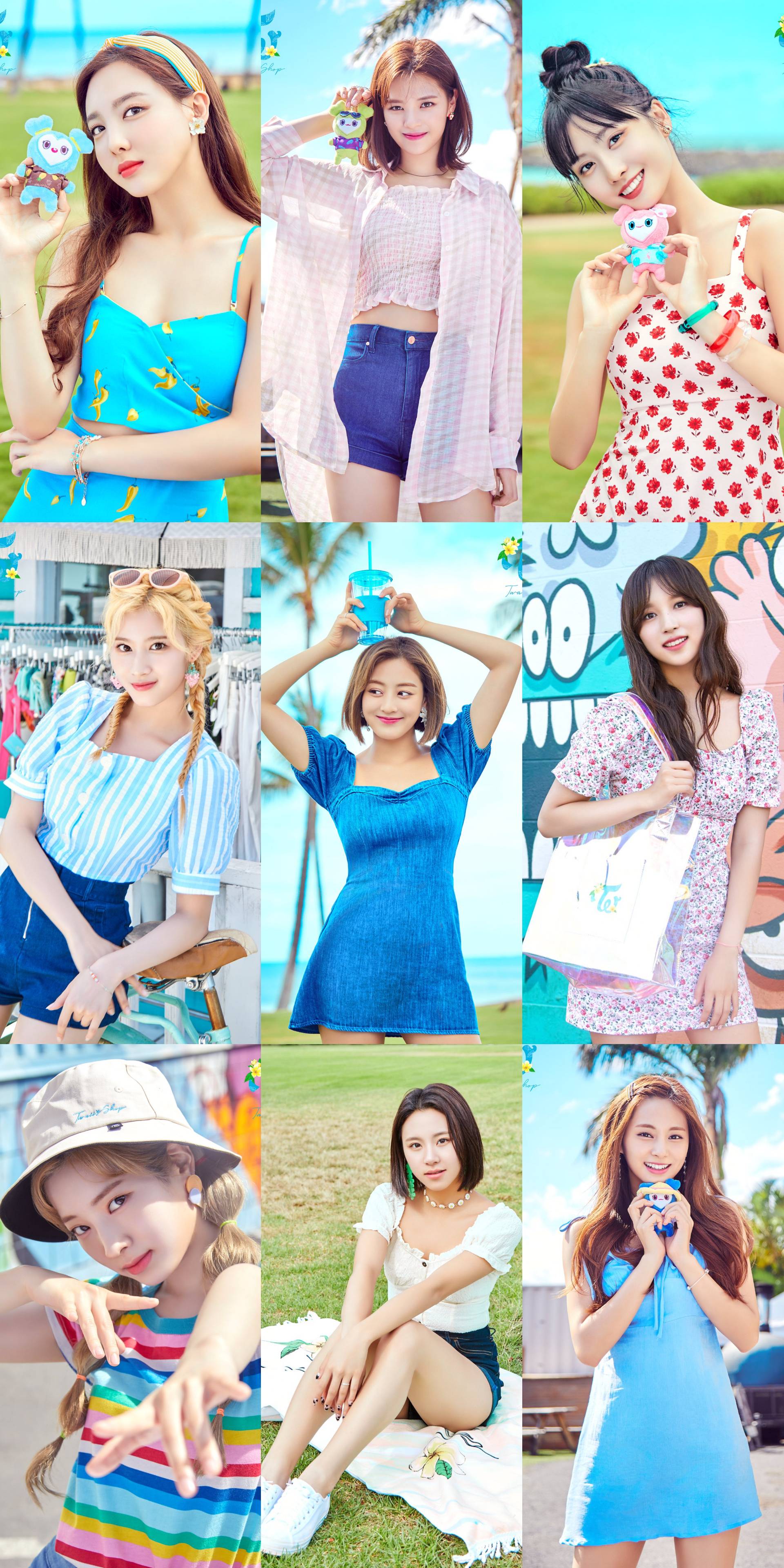 트와이스 팝업스토어 굿즈 광고하는 정모사쯔 + 9분할 | 인스티즈