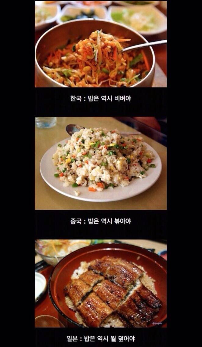 한중일의 밥 | 인스티즈
