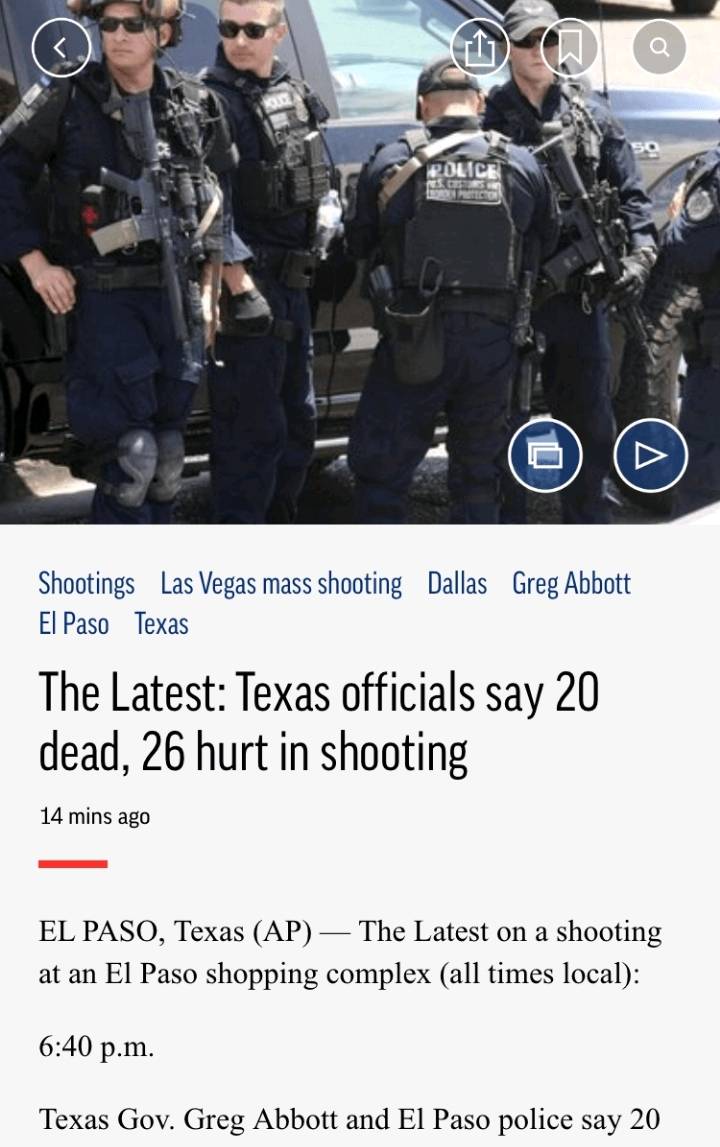 텍사스 월마트 총기사고 사망자20명으로 늘어남 | 인스티즈