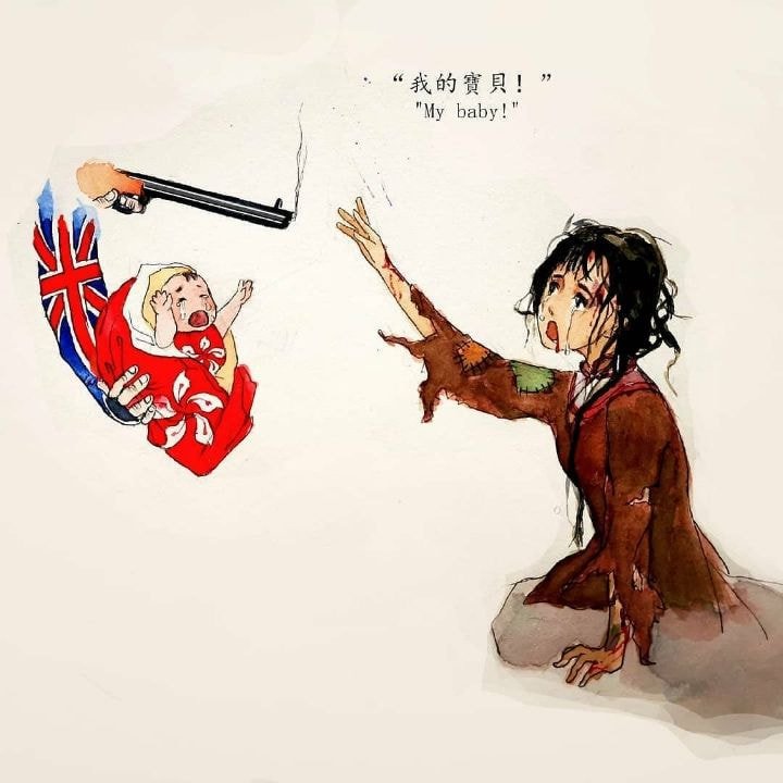 중국사람이 그린 홍콩시위 일러스트...jpg | 인스티즈