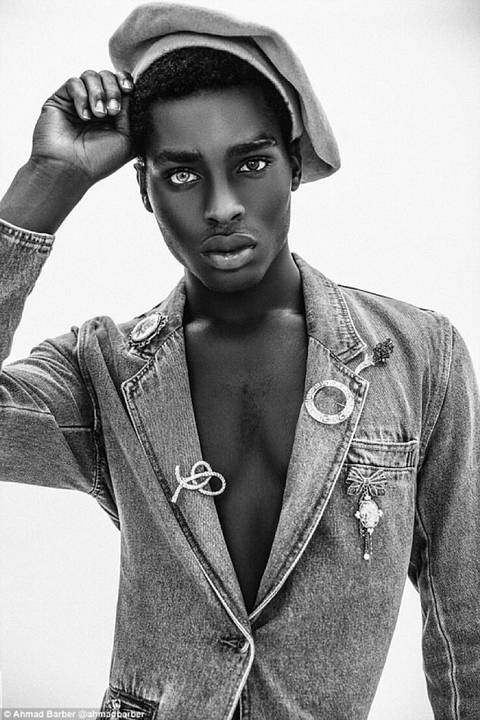 미국의 오드아이 흑인 모델 | 인스티즈