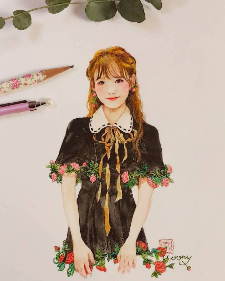 아이유가 좋아요 누른 팬아트 .jpg | 인스티즈