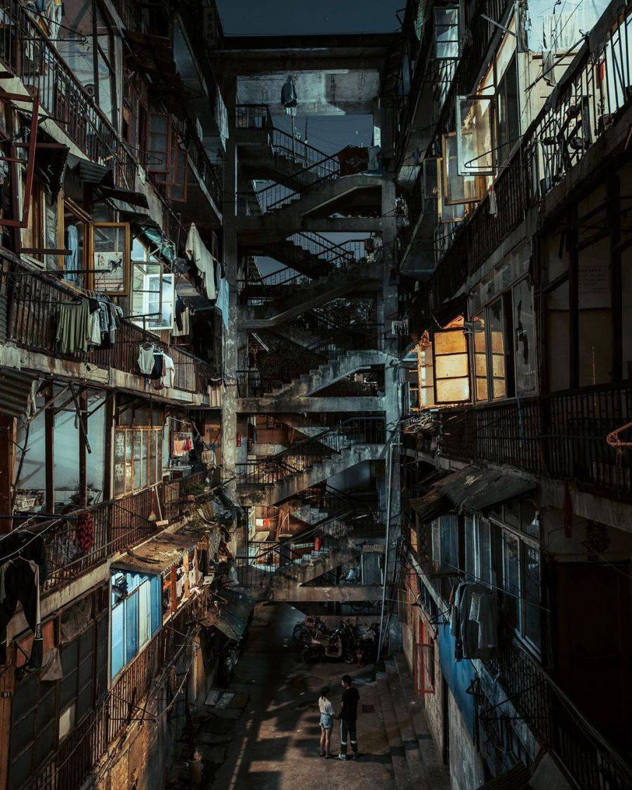 중국 청두의 한 아파트 풍경 | 인스티즈