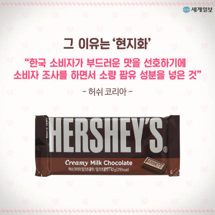 허쉬 초콜렛이 한국에서만 따로 첨가하고 있다는 재료...jpg | 인스티즈