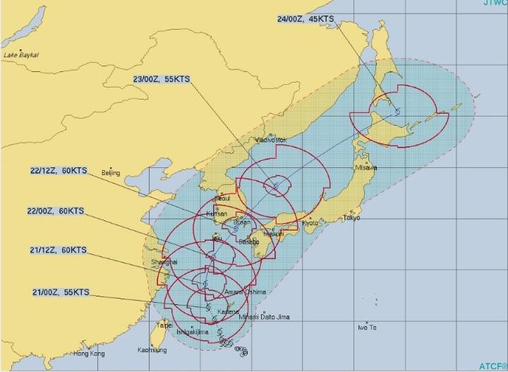 제 17호 태풍 타파 예상 진로...한국, 미국, 일본 - 부산 앞바다➡️독도 부근 + 최대풍속 초속 35m/s, 순간최대풍속 50m/s (9.21 13:00) | 인스티즈