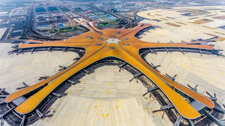 중국에서 짓고있는 공항 jpg | 인스티즈
