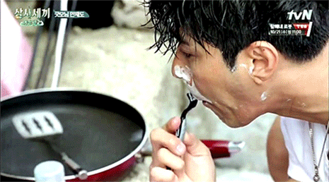 면도기 CF 찍는 차승원.gif | 인스티즈