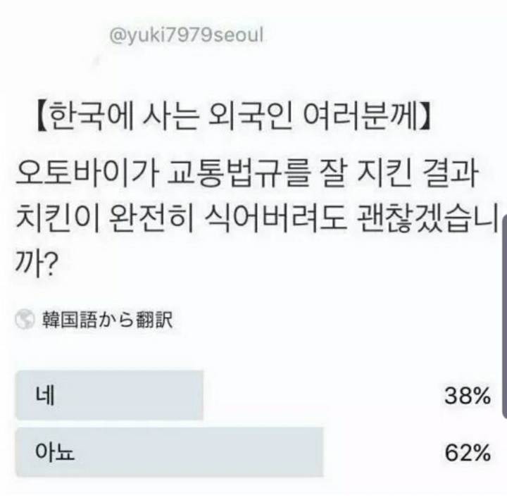 한국에서 오토바이가 법규를 잘 지키길 바라는 외국인들 | 인스티즈