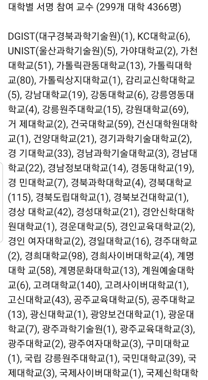 조국퇴진시국선언한 학교중 자신의 학교가 있는지 살펴보자 | 인스티즈