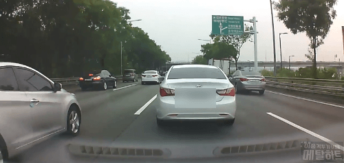 [블박] 초보 운전자의 차선변경 | 인스티즈