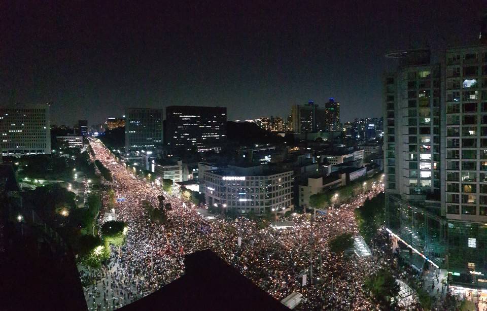 서초동 촛불집회 항공샷 모음.gif | 인스티즈