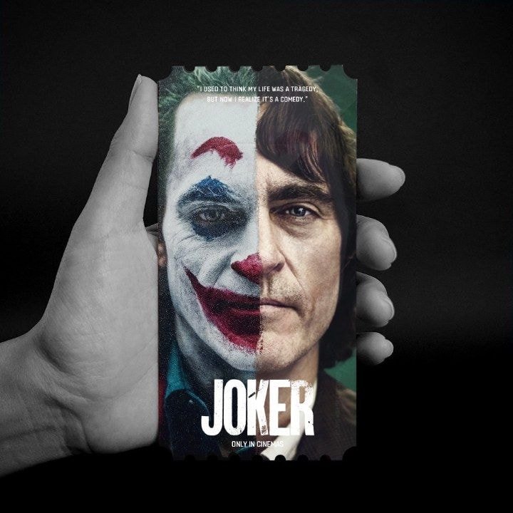 영화 조커 메가박스에서 선착순으로 주는 오리지널티켓 퀄리티.jpg | 인스티즈