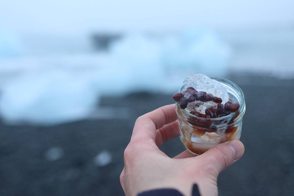 아이슬란드에서 빙하로 팥빙수 만들기 | 인스티즈