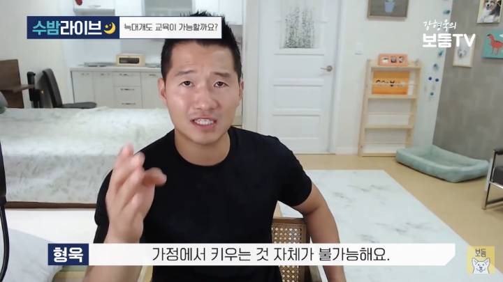 강형욱이 말하는 늑대를 집에서 키울 수 없는 이유 | 인스티즈