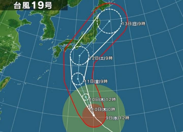 19호 태풍 하기비스가 한국이 아닌 일본에 관통하는 이유.jpg | 인스티즈