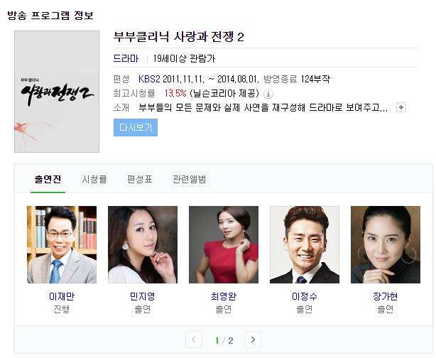 대한민국 이혼율에 어느정도 영향을 미친 드라마 | 인스티즈