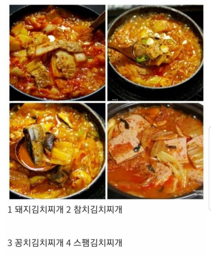 가장 좋아하는 김치찌개는? | 인스티즈