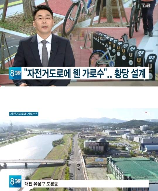 자전거 도로가 뭔지 모르는듯한 대전 공무원.jpg | 인스티즈