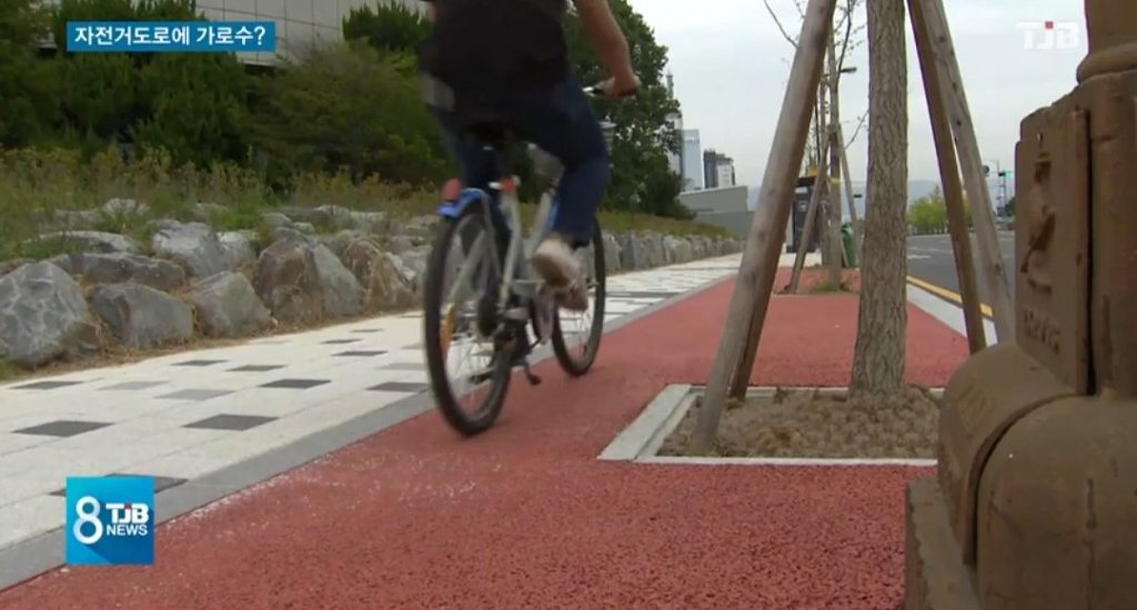 대전의 기형적인 자전거 도로 | 인스티즈